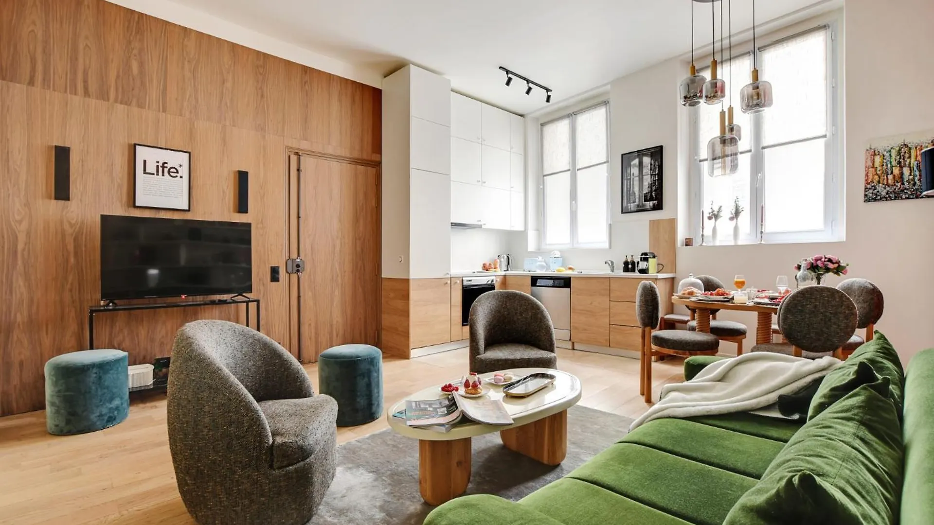 Luxury Paris, Paisible, 2 Chambres, Toute Commodites